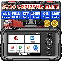2025 New - LAUNCH CRP129 HD Elite 24V Heavy Duty Truck All Systems Diagnostic Tools 7 Service Oil Speed Limit Injector DPF OBD2 - 34