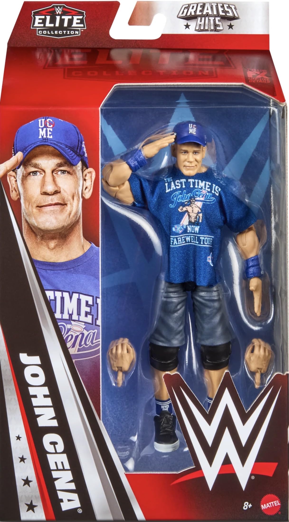 WWE John Cena Retirement Tour Mattel Elite Collection Greatest Hits Series 10 Wrestling Action Wrestler Figure Toy