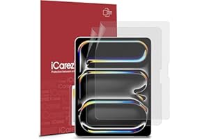 iCarez Screen Protector for Apple iPad Pro 11 inch (5th Generation 2024), Anti-Glare Matte Reduce Fingerprint Bubble Free Face ID & Apple Pencil Pro Campatible 2-Pack