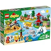 LEGO DUPLO Town World Animals 10907 Exclusive Building Bricks (121 Pieces)