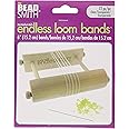 The Beadsmith Endless Loom Bands, 6 Inches Diameter, Pack of 72 Pieces, Clear Color, Use with The Endless Loom