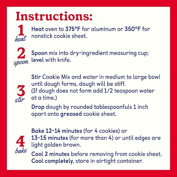 BETTY CROCKER BATCHABLES CHOCOLATE CHIP COOKIE MIX, MIX AND BAKE 4 TO 24 PER BATCH, 28 OZ. (PACKING MAY VARY)