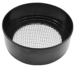 EISCO 6 Piece Stackable Assorted Mesh Sieve Set, 7