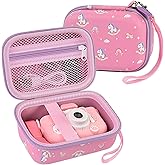 ANKHOH Kids Camera Case for Goopow/for Mgaolo/for CIMELR/for Seckton/for OZMI/for Dylanto Digital Camera Toys and Video Camcorder Storage Holder Organizer -Pink(Box only)