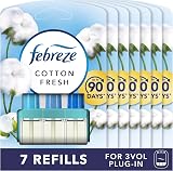 Febreze 3Volution Air Freshener Plug In Refill 20 ml Cotton Fresh 7 x 20 ml view 1