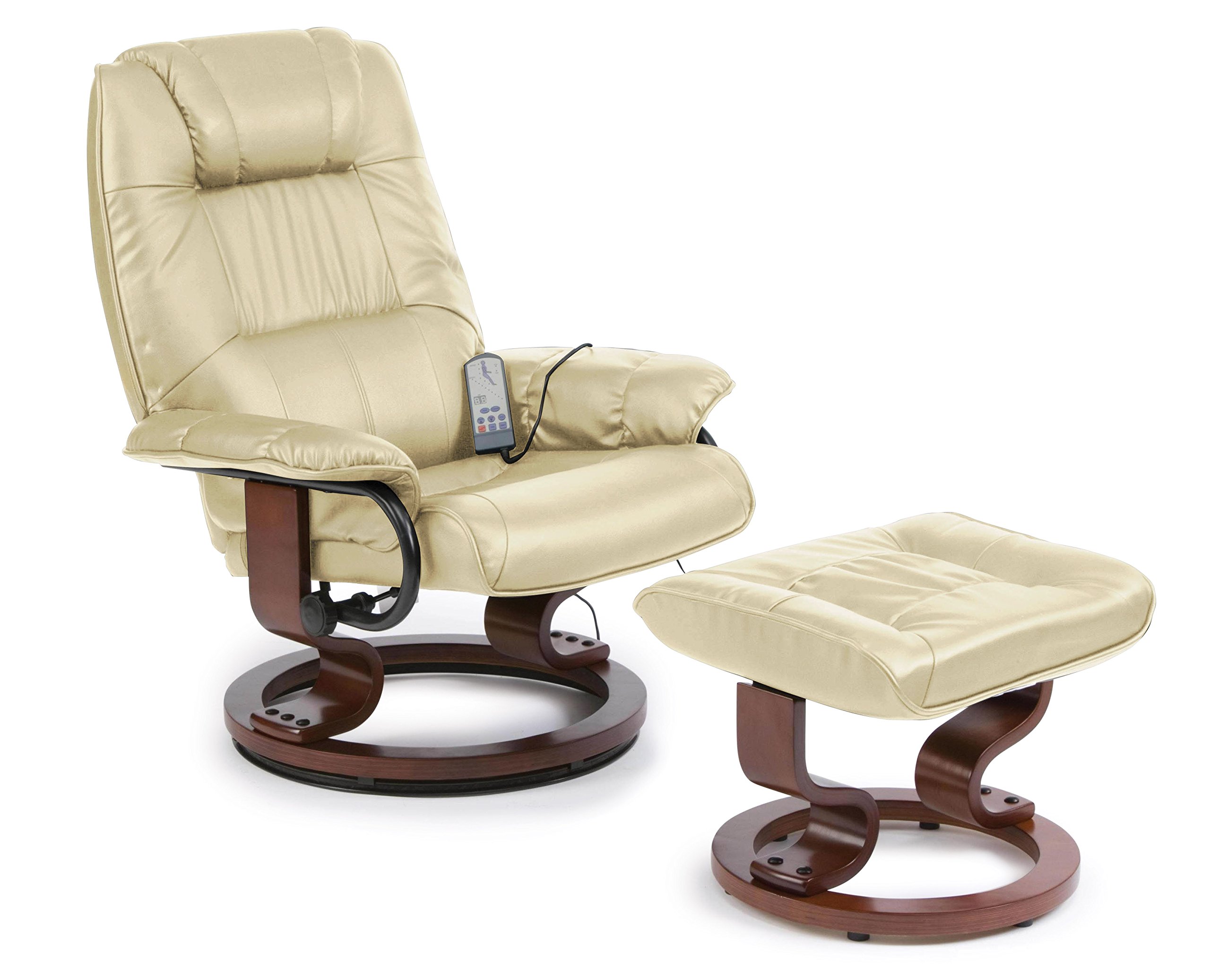Drive Devilbiss Restwell Napoli Massage Chair with Foot Stool in Cream