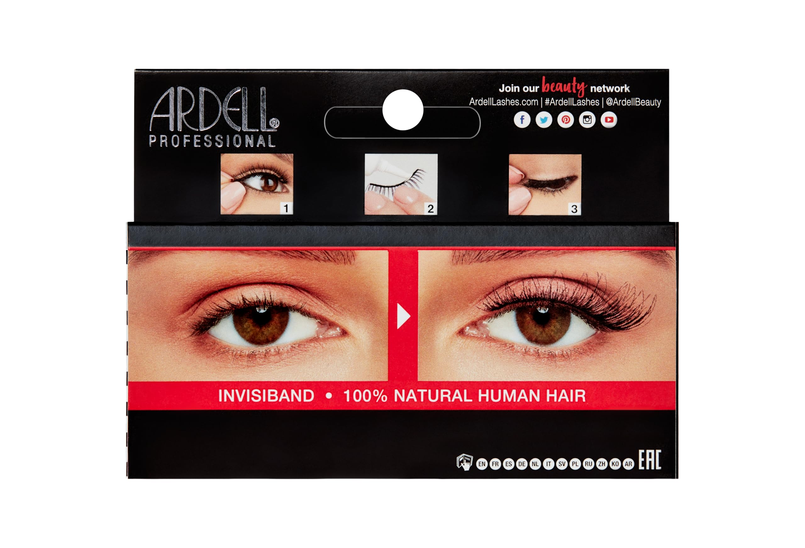 Ardell False Lashes Invisibands Wispies Black