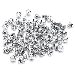 100pcs Wheel Rim Lip Rivets Nuts of 7.5mm/0.3in