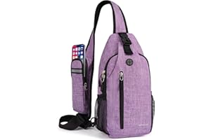 BOSTANTEN Sling Bag, Crossbody Backpack Shoulder Chest Bag for Men Women Travel Hiking Casual Daypack