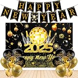 Tbczvx 16 Pcs New Year Decorations 2025 Party Kit - Elegant & Festive view 1