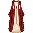 Spooktacular Creations Renaissance Costume Women, Velvet Medieval Dress for Women, Irish Renaissance Dress for Halloween
