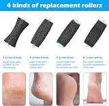 Jorest 10Pcs Replacement Rollers for Scholl Velvet Smooth Foot File 2 Shapes 3 view 3