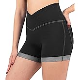 NirJEANS Women's Short Jeggings - Sexy Jeans Shorts for Women, High Waisted Crossover Women's Jeggings Booty Shorts for Women