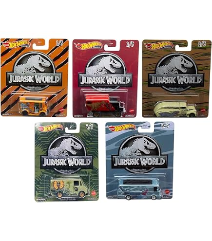 Hot Wheels Racer Verse 2025 – Voiture Jurassic World Rebirth Avec Tyrannosaurus Rex – Échelle 1:64 – Neuf