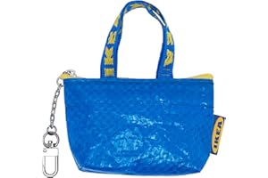 IKEA Key & Coin Purse KNOLIG Bag Small Blue with One Zipper Bag (1 set)