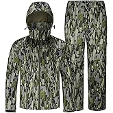 UIIHUNT Hunting Clothes for Men with Fleece Lining: Safety Strap Compatible Water Resistant Silent Hunting Jacket and Pants