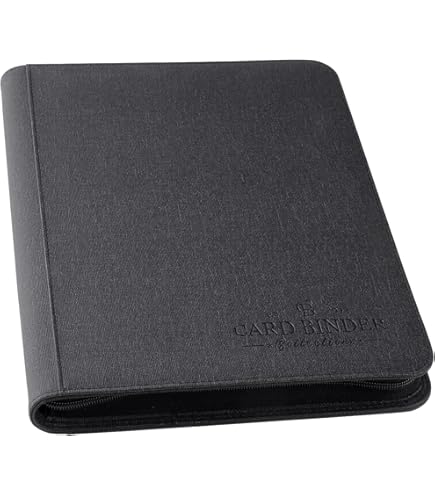 Amazon.com: Dex Protection Zipper Card Padded Binder 9 | Stores 360 Gaming  Cards | Includes 20 Side Loading Card Pages | 9 Card Page Format |Zipper  Closure | Smooth Matte Padded Finish