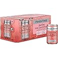 Fever-Tree Sparkling Pink Grapefruit - Premium Quality Mixer - Refreshing Beverage for Cocktails & Mocktails. Naturally Sourced Ingredients, No Artificial Sweeteners or Colors - 5.1 Fl Oz Cans - Pack of 8