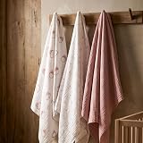 Soarwg Kids Muslin Swaddle Blanket Pack of 3 95 x 100 cm Unisex view 5