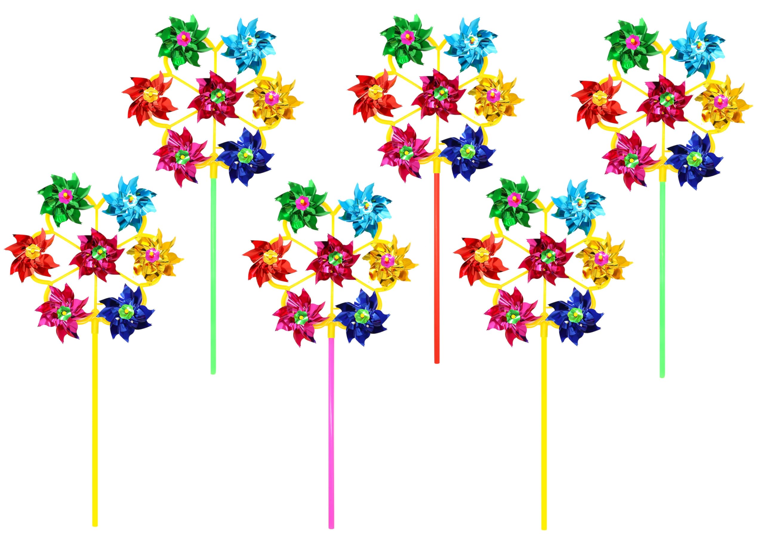 6 X Large Windmills with 7 heads circles - REFERENCE PBF102