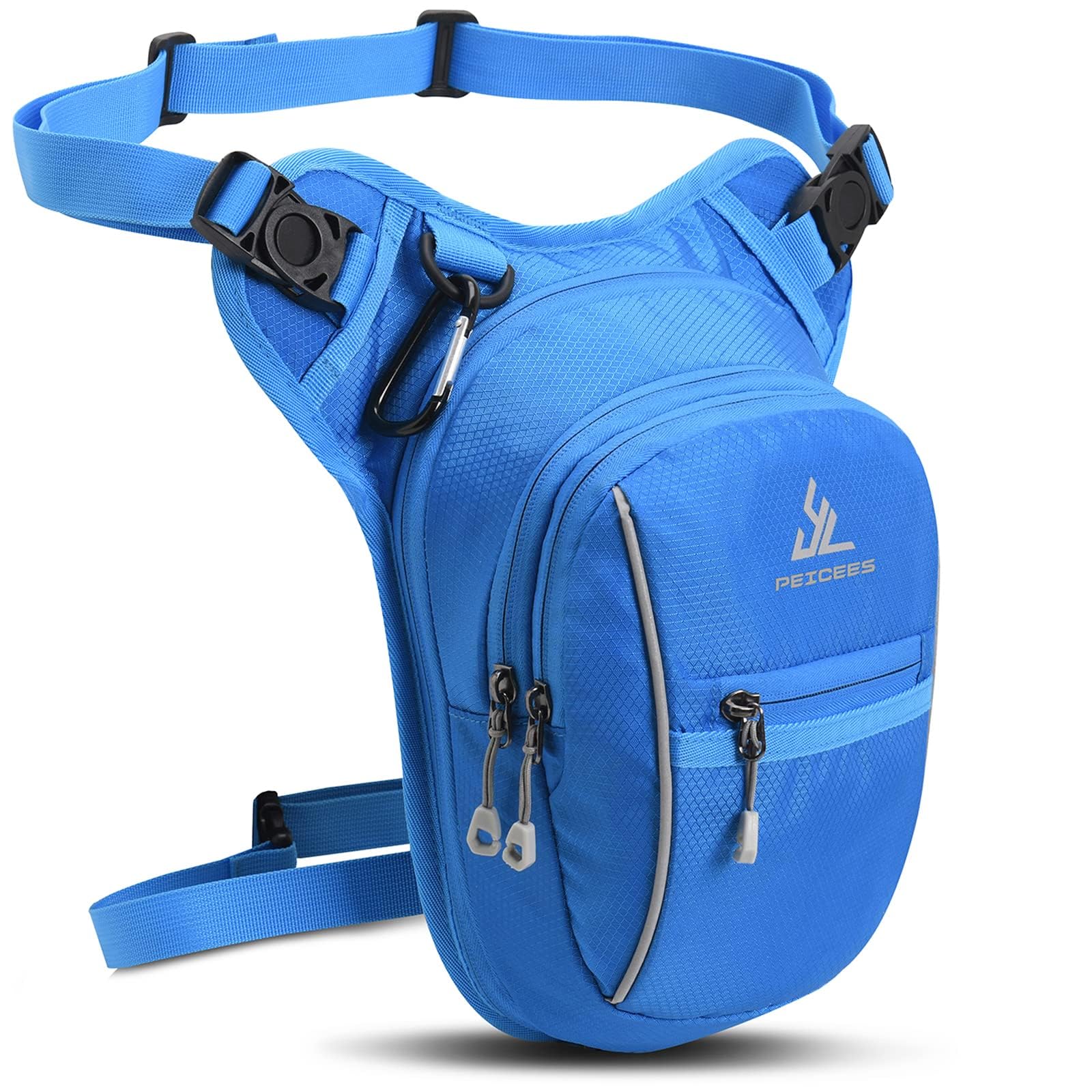 Photo 1 of Peicees Leg Bag for Men Fanny Packs Women Men Outdoor Thigh Bags Motorcycle Ride Crossbody Backpack