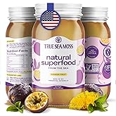 TrueSeaMoss Sea Moss Gel - Passion Fruit Sea Moss Gel - Alternative Form of Sea Moss - Made in the USA - 473 ml