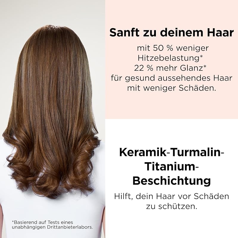 One‑Step™ 5‑in‑1 Multi Air Styler Pink Titanium Edition (inkl. Aufbewahrungstasche, 5 Aufsätze: Diffusor, Lockenaufsatz, Rundbürste, Paddle‑Bürste, Oval Volumiser – Keramik & Titanium)