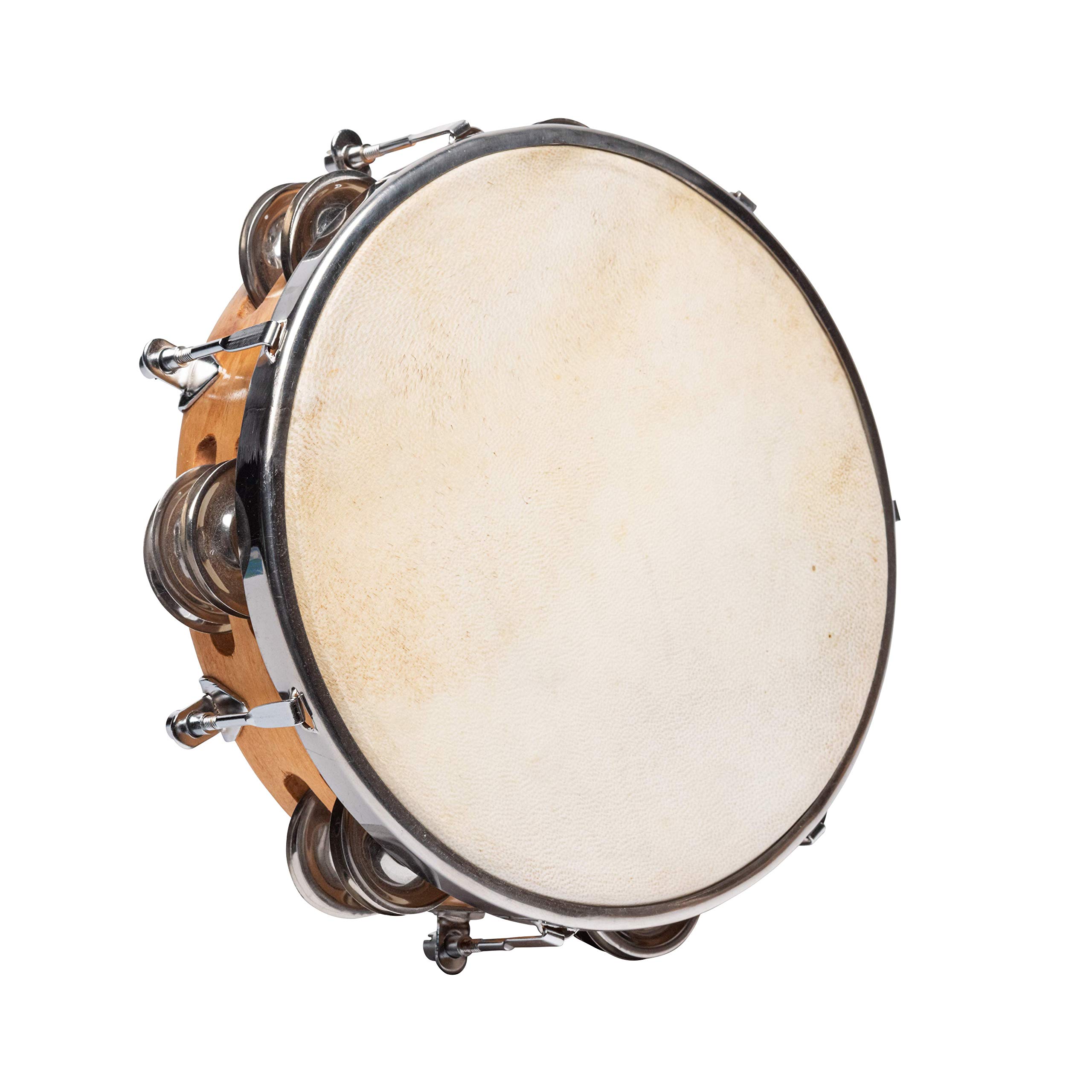 Fuzeau 3991 Natural Skin Tambourine 20cm + Cymbalettes