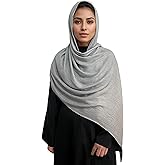 MiaoChoice Lightweight Cotton Linen Feel Scarf Shawl Wrap Hijab for Women, Travel Fall Winter Gift