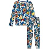 Cuddl Duds Boys Thermal Underwear Set - Spiderman, Pokemon, Minecraft, Super Mario Designs - Kids Long John Base Layer