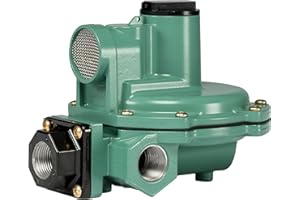 Emerson-Fisher LP-Gas Equipment R642-DFF 2nd Stage Regulator, Side Outlet, 9-13" W.C Spring, 3/4" x 3/4" NPT