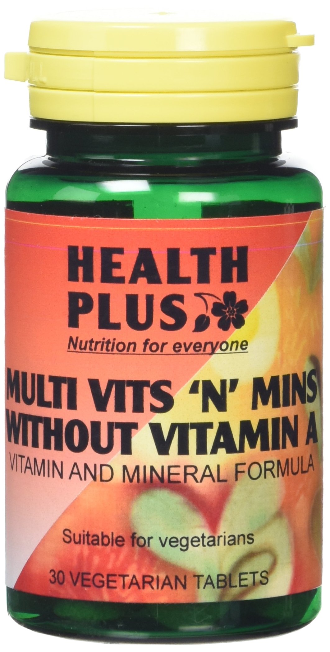 Health Plus Multi Vits 'n' Mins Without Vitamin A One-a-day Multivitamin Supplement - 30 Tablets