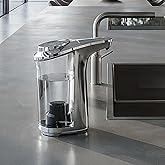 FKWin Automatic Soap Dispenser, Touchless Sensor Hand Soap Dispenser 17oz/500ml, 5 Adjustable Dispensing, Wide Opening Refillable Reservoir, Battery Powered for Bathroom & Kitchen – Silver