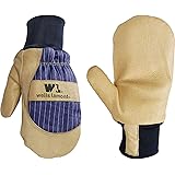 Wells Lamont Men's Leather Palm Thinsulate Winter Mittens, Large (5135)
