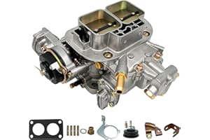 NENKUTEN New Carburetor 2 Barrel for Weber 38/38, Carb 38x38 Fits for Fiat Renault Ford VW Jeep Dodge Toyota Pickup for BMW Daewoo Mitsubishi 4 Cylinder Electric Choke, Replace 19830.202 DGES 390CFM