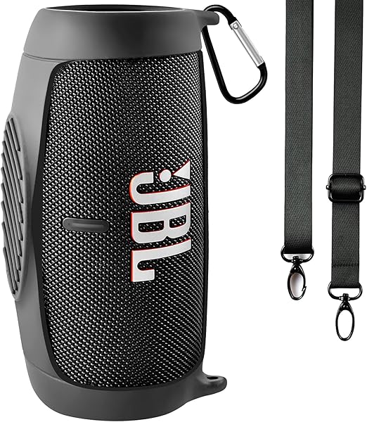 Silicone Case Cover for JBL Charge 5 Portable Bluetooth Speaker, Travel