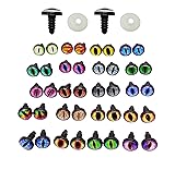 JJGQAZ 20Pairs 10MM Glass Safety Craft Eyes Owl