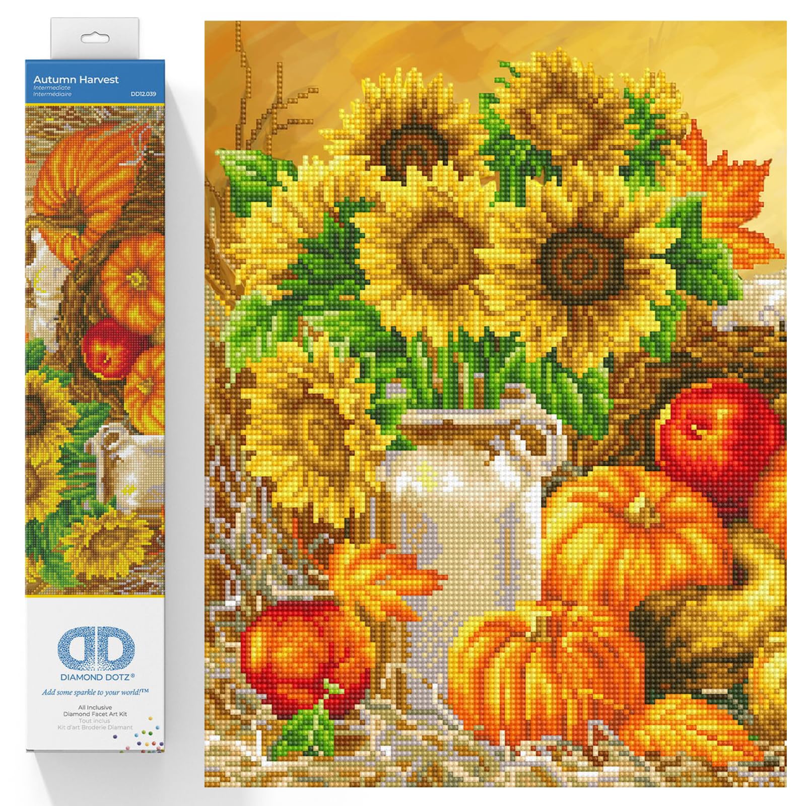 DIAMOND DOTZ Painting Kit: Autumn Harvest, 56x42cm