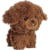 Aurora® Playful Teddy Pets™ Poodle Stuffed Animal - Unique Design - Endless Play - Brown 6.5 Inches