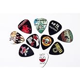 Legendary Bands Guitar Picks (10 medium picks in a packet)(For Music Lovers)&hellip; (Medium thickness (0.71mm))