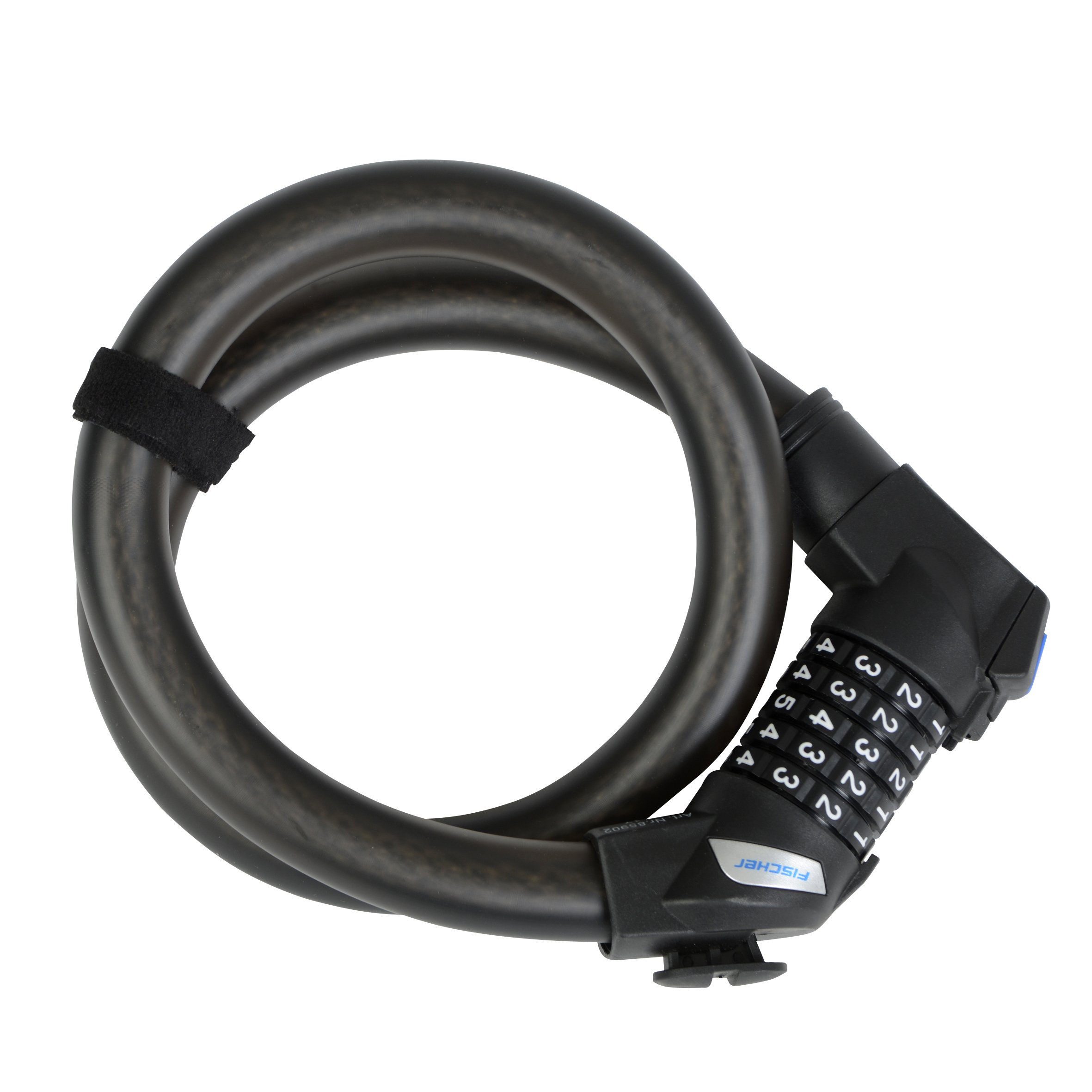 Fischer Cable Chain Lock, Combination Lock Diameter 23 mm, black, 85, 85902