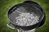 Weber Classic Kettle Charcoal BBQ 47 cm with One-Touch Cleaning Wheels view 4