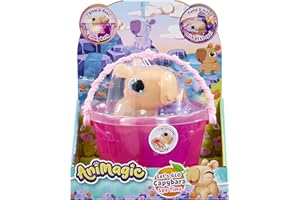 Animagic Let's Glo Capybara Spa Time | Squishy Stretchy Water Toy Floats and Glows | Ages 4+
