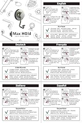 MaxHold No-Drill Suction Towel Ring Vacuum System Stainless Steel Never Rust view 6