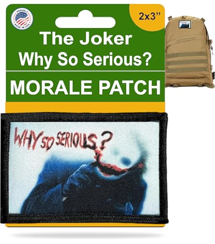 Parche Táctico "El Joker" - Insignia Militar Estadounidense, Estilo Extraño, Con Gancho Y Bucle