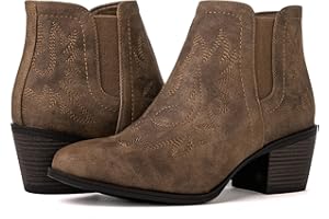 GLOBALWIN Women's The Western Cowboy Cowgirl Boots