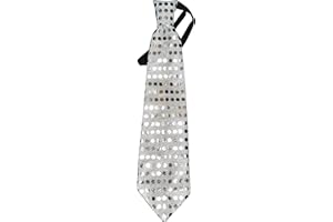 The Electric Mammoth LED Neckties - Bright Light Up Neck Ties For Kids - Sequin Flashing Ties for Party, Rave, Festival