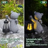 RICHIE Cat Statue Solar Garden Ornament Outdoor Waterproof LED Light view 2