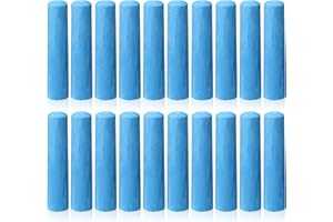 ywmigl 20 Pcs Sidewalk Chalks for Kids Non Toxic Jumbo Chalk for Party Gift Outdoor Art Classroom Play Painting (Blue)