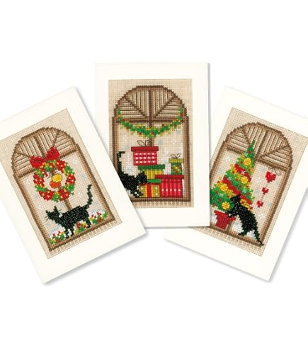 Vervaco Cross Stitch Kit - Foal Cushion, 40x40cm, Cotton Canvas & Acrylic Yarn - View #7